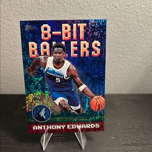 Topps 8-Bit Ballers Anthony Edwards Holo Minnesota Timberwolves